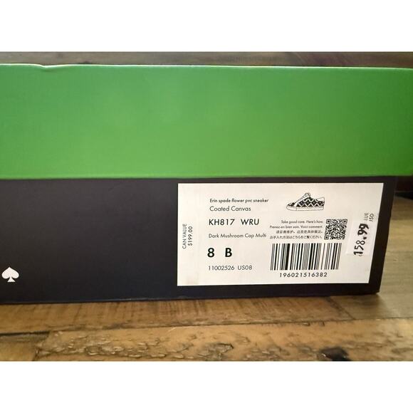 Kate Spade New York Shoes Women's Beige Spade Flower Jacquard Lace Up Sneakers - Picture 9 of 9